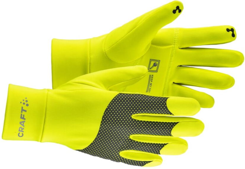 Käsineet Craft Craft ADV Lumen Fleece Gloves Keltainen | 1909838-851000
