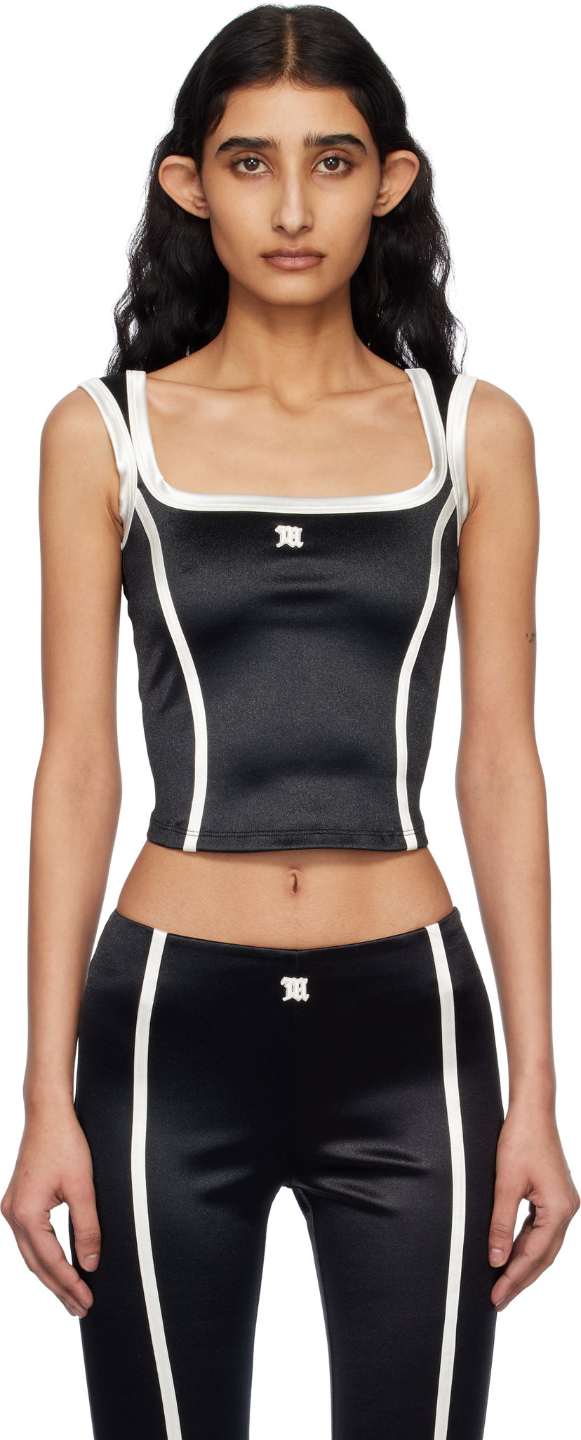 Tankkitoppi MISBHV MISBHV St Germain Sleeveless Crop Top Musta | 250W100