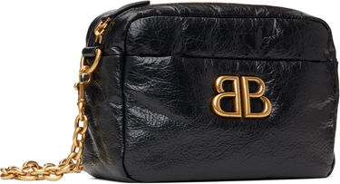 Olkalaukku Balenciaga Black Leather XS Camera Bag Musta | 806459 2AAR8, 1