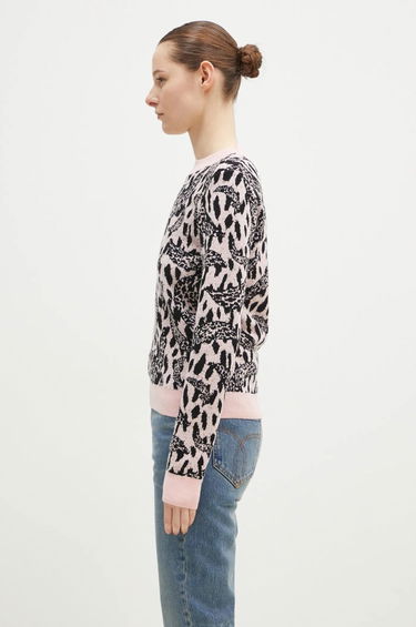 Villapaita Fiorucci Pink Banimalier Wool Blend Sweater Vaaleanpunainen | W01FPKSW195KN03PN04, 1