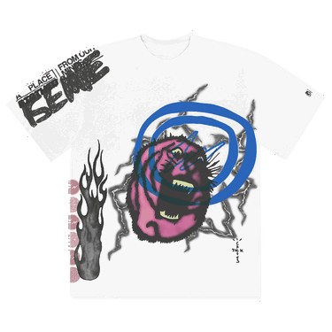 T-paita Cactus Jack by Travis Scott Fragment x Sunrise Tee Valkoinen | CJFR SS05 WHIT, 0