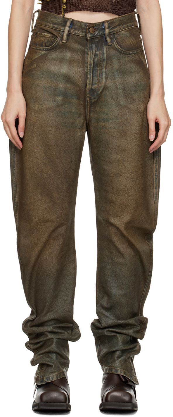 Jeans Acne Studios Coated Ruskea | A00408-, 0