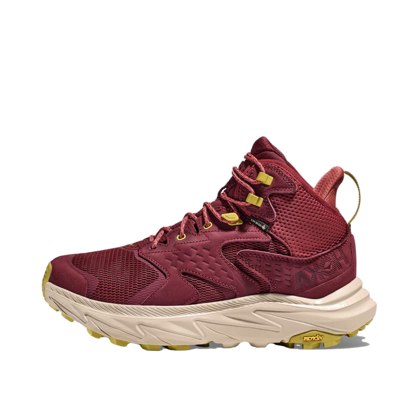 Tennarit ja kengät Hoka One One Anacapa 2 Mid Gore Tex Cabernet Oxford Tan Punainen | 1141633-COTN