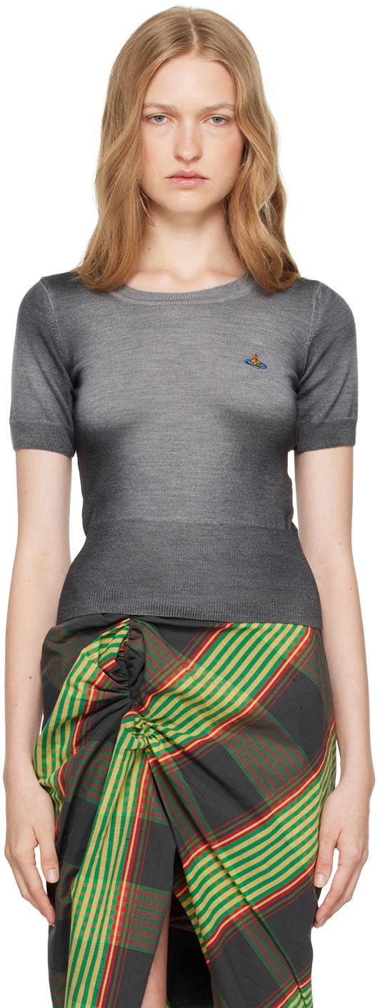 Villapaita Vivienne Westwood Vivienne Westwood Eli Knit Sweater Harmaa | 1803005I-Y002V-