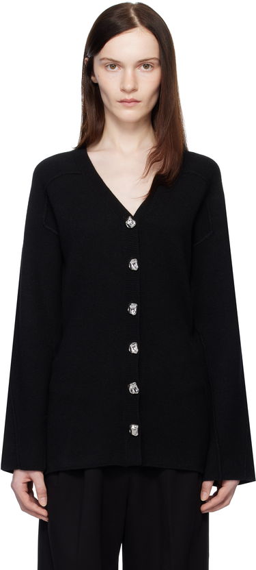 Villapaita rag & bone rag & bone Bridget V-Neck Cardigan Musta | WAS24H012MM12, 0