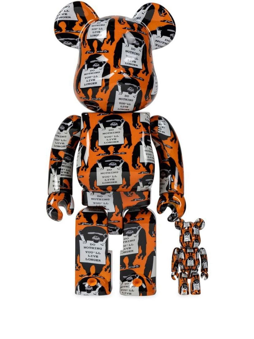 Keräilykelpoinen Medicom Toy Monkey Sign BE@RBRICK figure set - Orange Monivärinen | MEDI014219649558