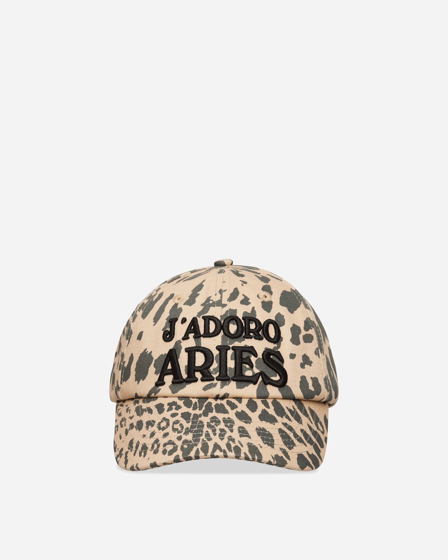 Korkki Aries Aries Leopard Print Baseball Cap Beige | AR9000604 Beige, 1