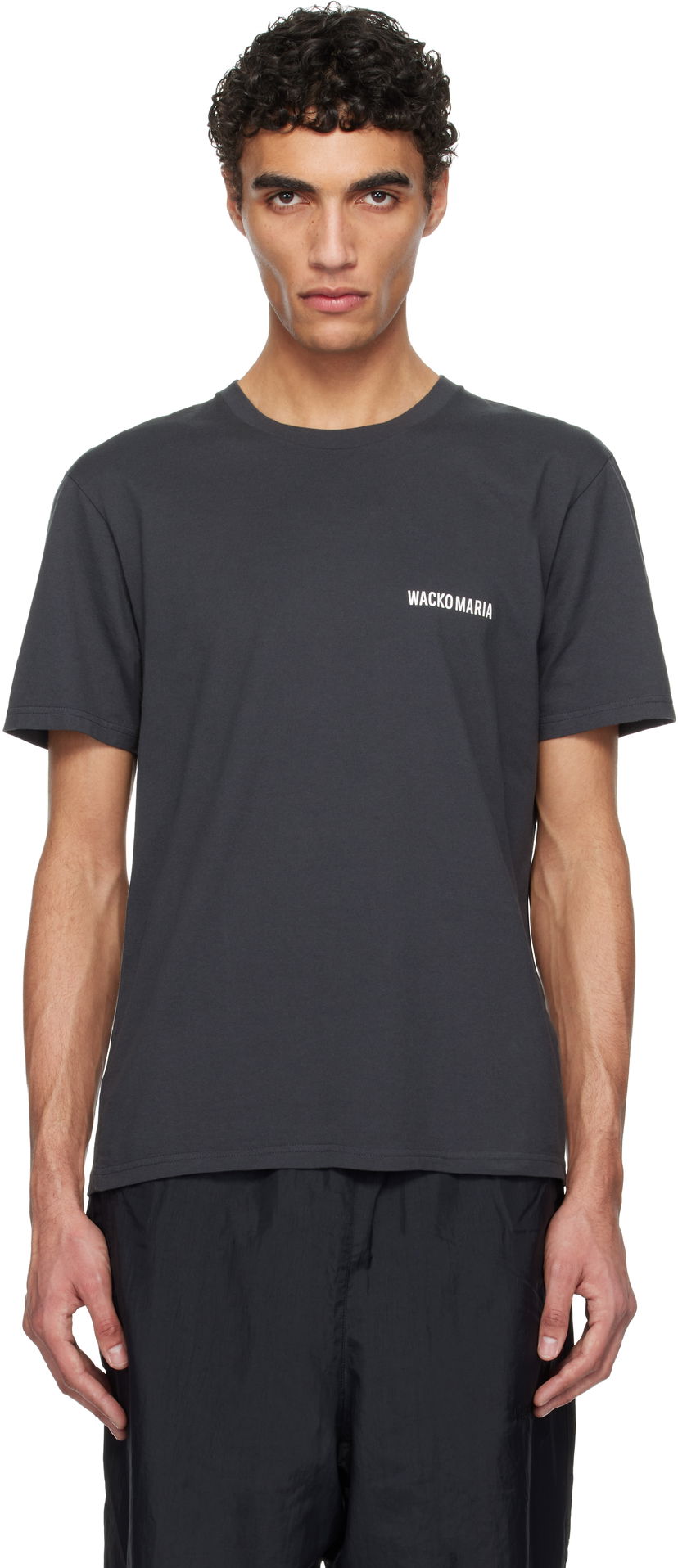 T-paita WACKO MARIA WACKO MARIA Standard Crew Neck T-Shirt Harmaa | 25SSE-WMT-ST02