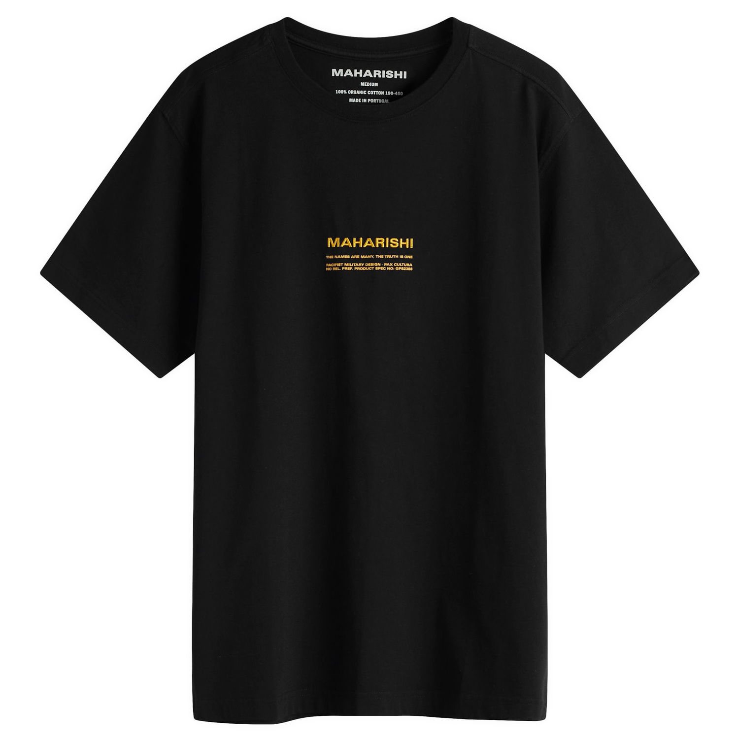 T-paita Maharishi Less Dangerous T-Shirt, Size Large Musta | 1453-BLK, 0