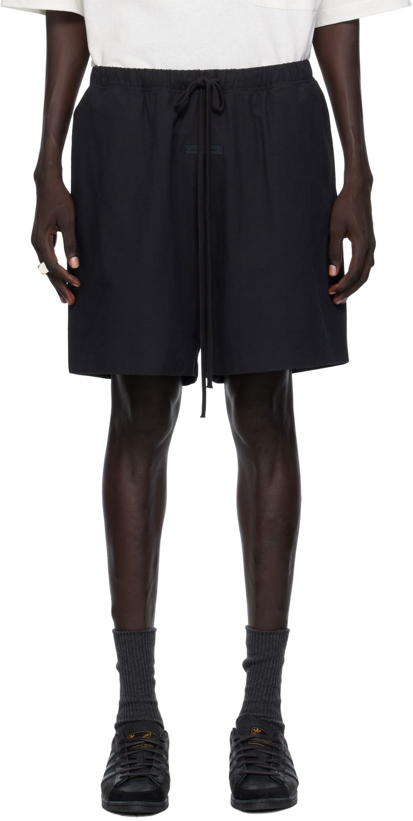 Shortsit Fear of God Fear of God ESSENTIALS Oxford Soccer Shorts Musta | 160SP254600F