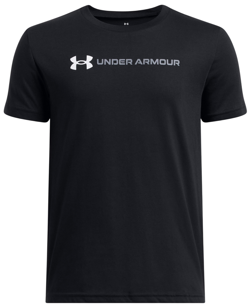 T-paita Under Armour Logo Wordmark Short Sleeve T-Shirt Musta | 1389963-001