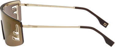 Aurinkolasit FENDI 'FF' Squared Sunglasses Ruskea | FE40168UW0032G 192337229985, 2