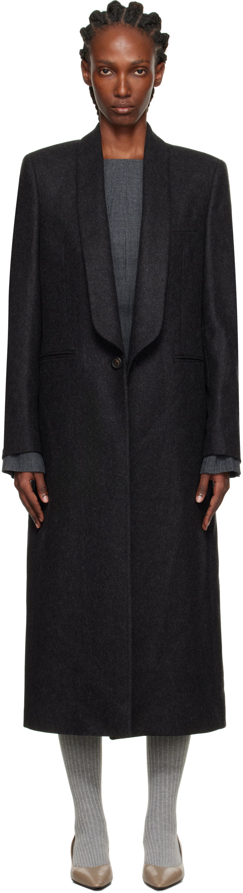 Takit OUR LEGACY OUR LEGACY Supper Coat Musta | W4251SG