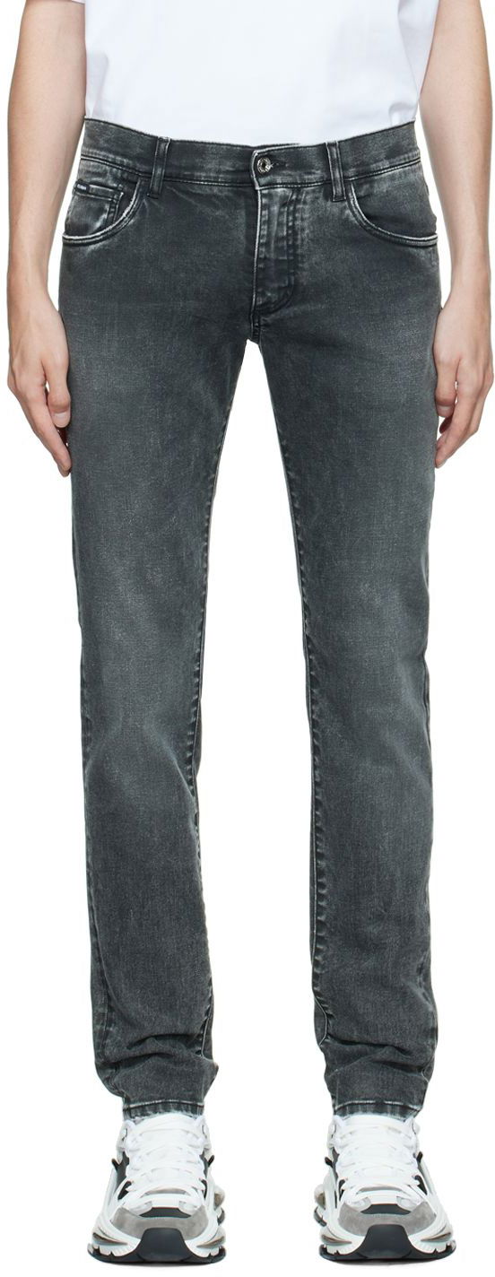 Jeans Dolce & Gabbana Gray Skinny Jeans Harmaa | GY07LDG8CO7