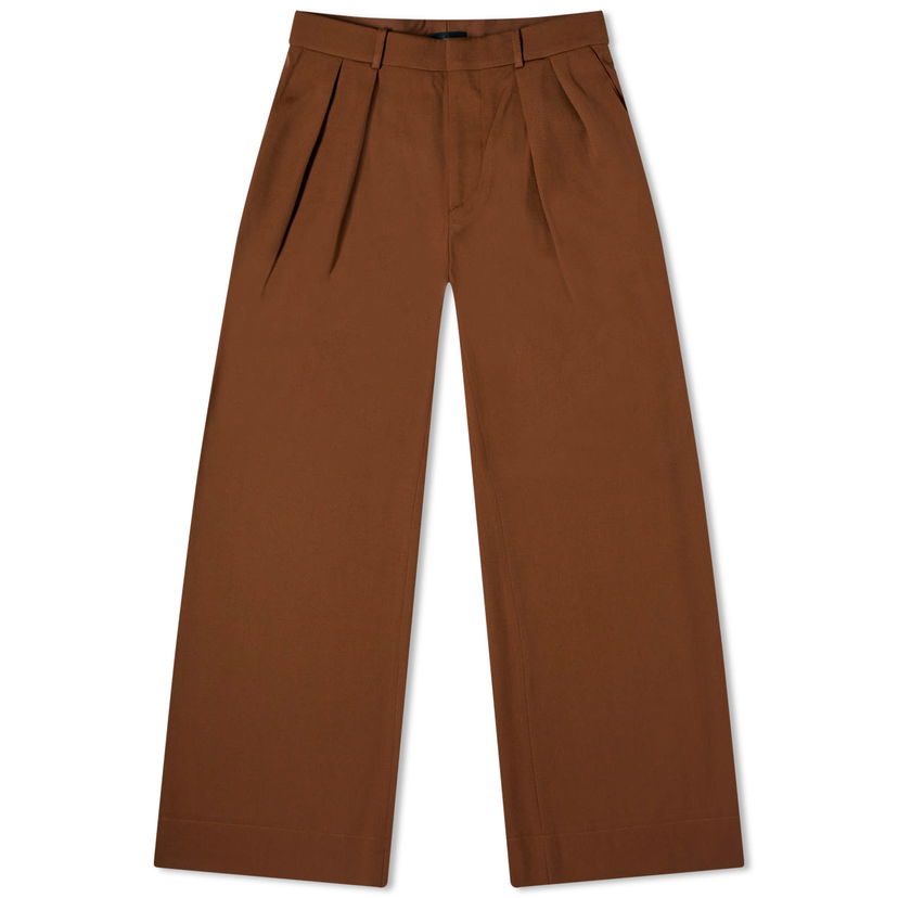 Housut ja farkut WARDROBE.NYC Low Rise Ruskea | W2075PC