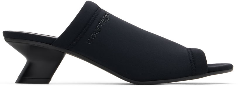 Tennarit ja kengät Courrèges Courrèges Wet Scuba Heeled Mules Musta | 125SSD029NE0006