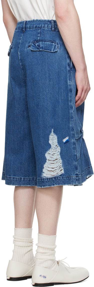 Shortsit ADER ERROR Distressed Denim Shorts Sininen | BN01SSJE0201BL, 2