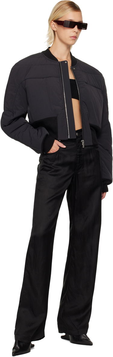 Housut Rick Owens Relaxed-Fit Technical Fabric Concordians Geth Trousers Musta | RP02E4350 K, 3