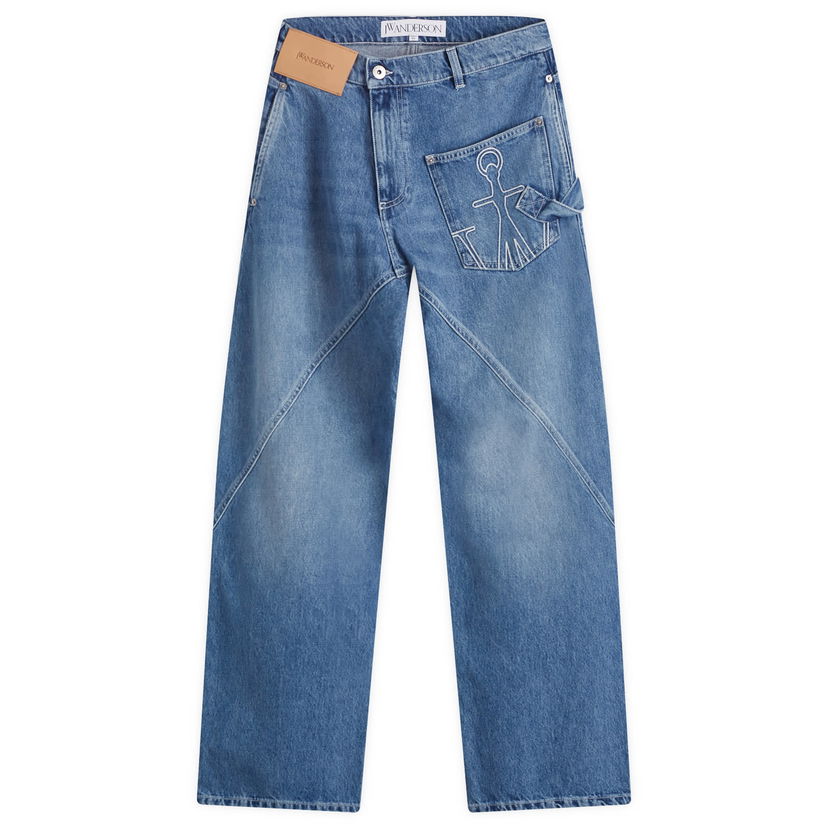 Jeans JW Anderson Twisted Workwear Light Blue Jeans Size 25" Sininen | DT0102-PG1735-804
