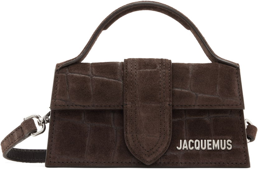 Käsilaukku Jacquemus Jacquemus 'The Bambino' Suede Shoulder Bag Ruskea | 25E213BA006-3243