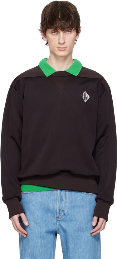 Villapaita Lacoste Lacoste Runway Badge Sweatshirt Ruskea | SH6761, 0