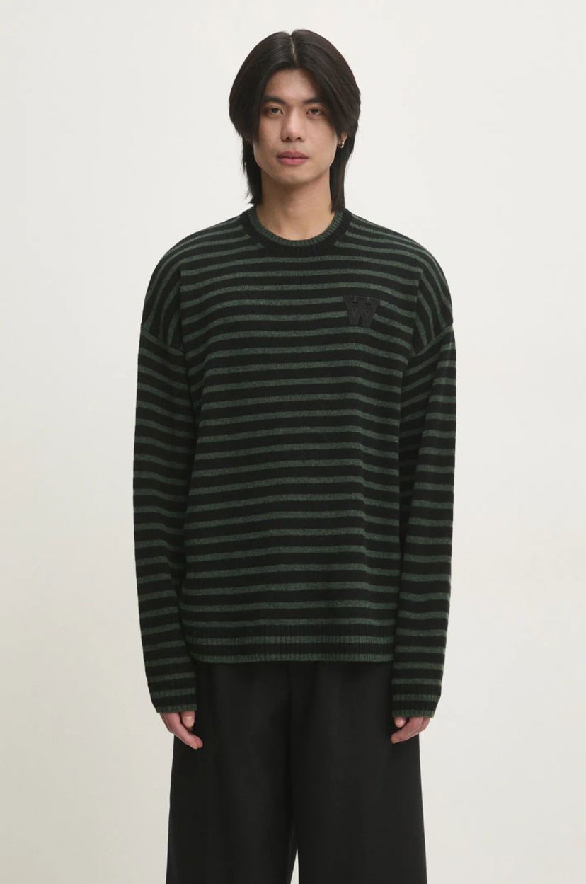 Villapaita WOOD WOOD Wood Wood Tya Striped Oversized Jumper Musta | 10315502.4159