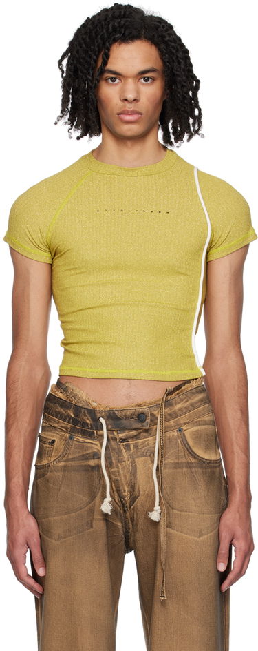 Crop top Ottolinger Ottolinger Cropped T-Shirt Keltainen | 407203, 0