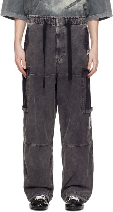 Cargo housut Maison MIHARA YASUHIRO Maison MIHARA YASUHIRO Cotton Satin Cargo Pants Harmaa | J14PT172, 0