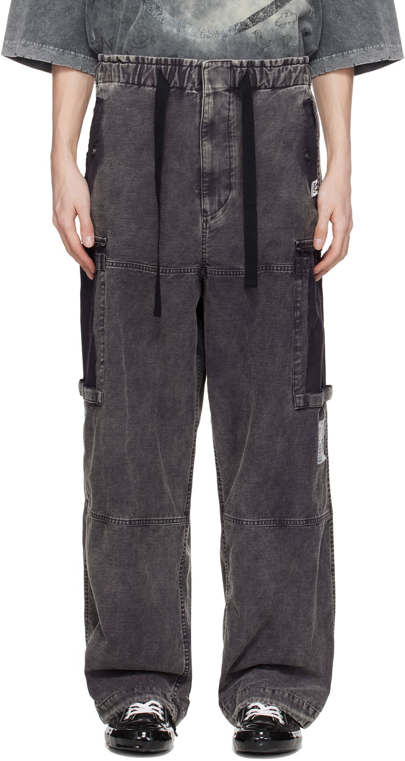 Cargo housut Maison MIHARA YASUHIRO Maison MIHARA YASUHIRO Cotton Satin Cargo Pants Harmaa | J14PT172