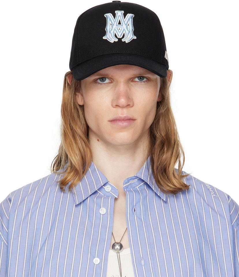 Korkki AMIRI AMIRI MA Outline Canvas Cap Musta | AMHACP1060