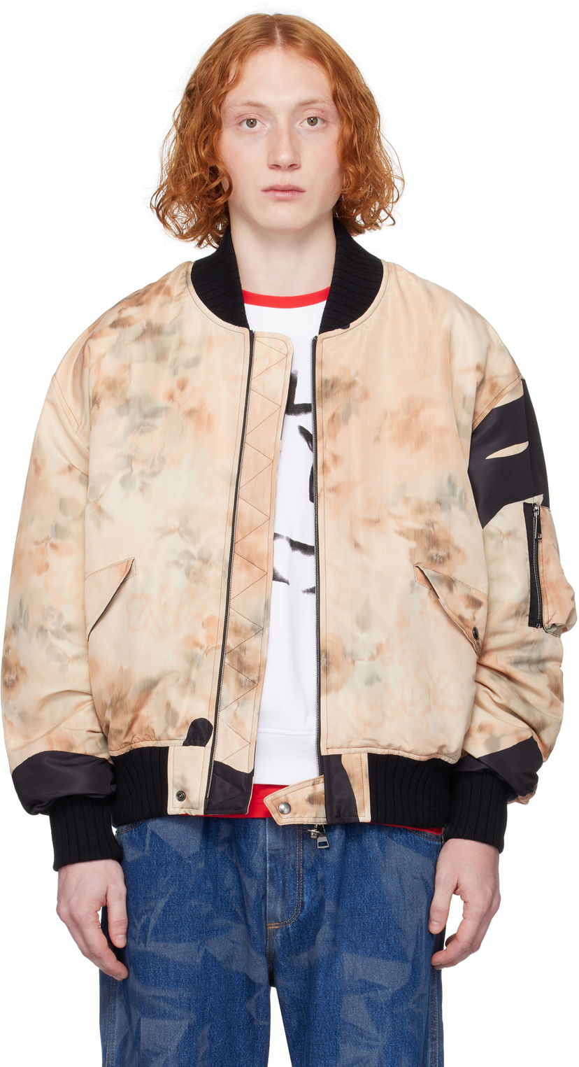 Bomber-takki Vivienne Westwood Vivienne Westwood Bernardo Bomber Jacket Beige | 33040004-W012C-