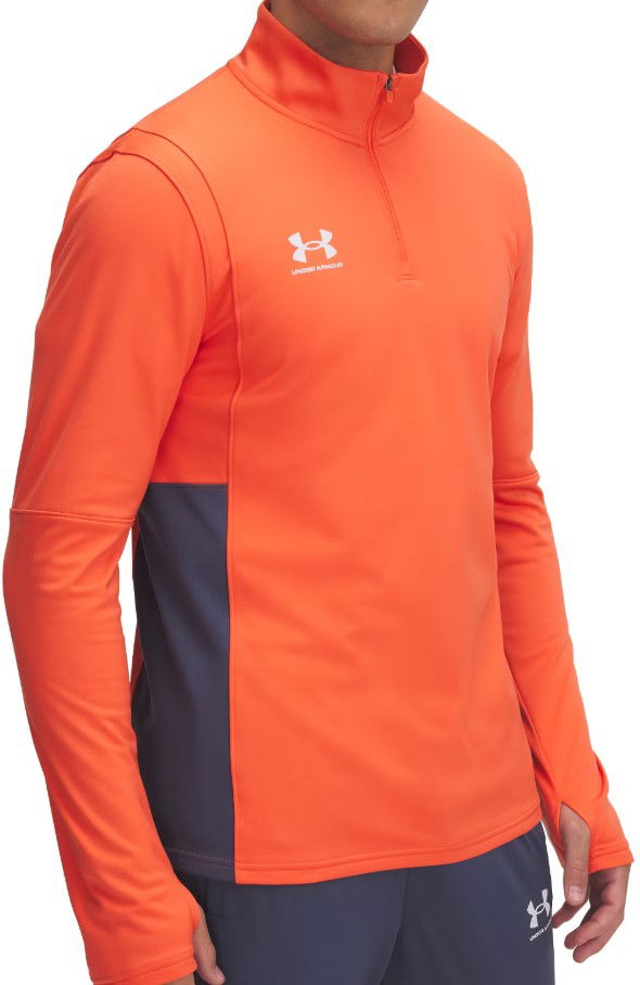 Huppari Under Armour Challenger Midlayer 1/4 Zip Oranssi | 1379588-847