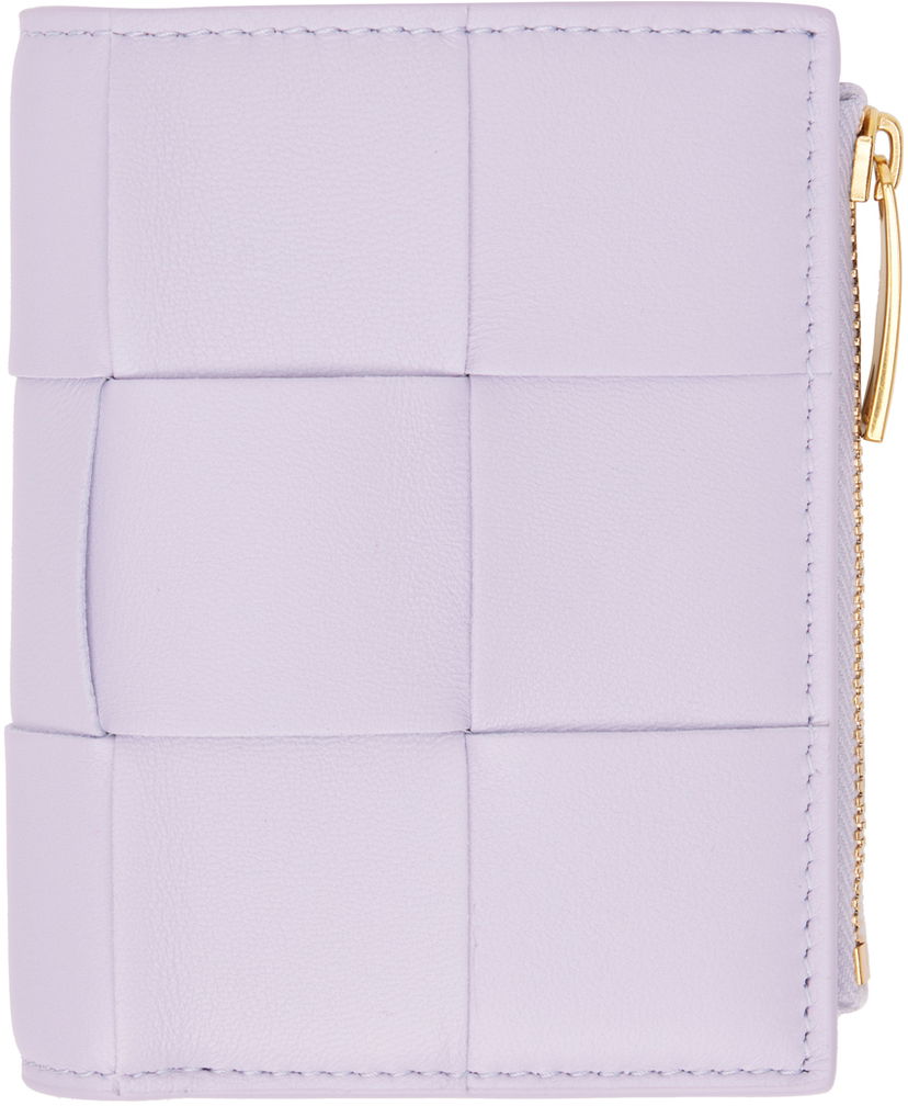 Lompakko Bottega Veneta Purple Small Cassette Wallet Violetti | 742698 VCQC4