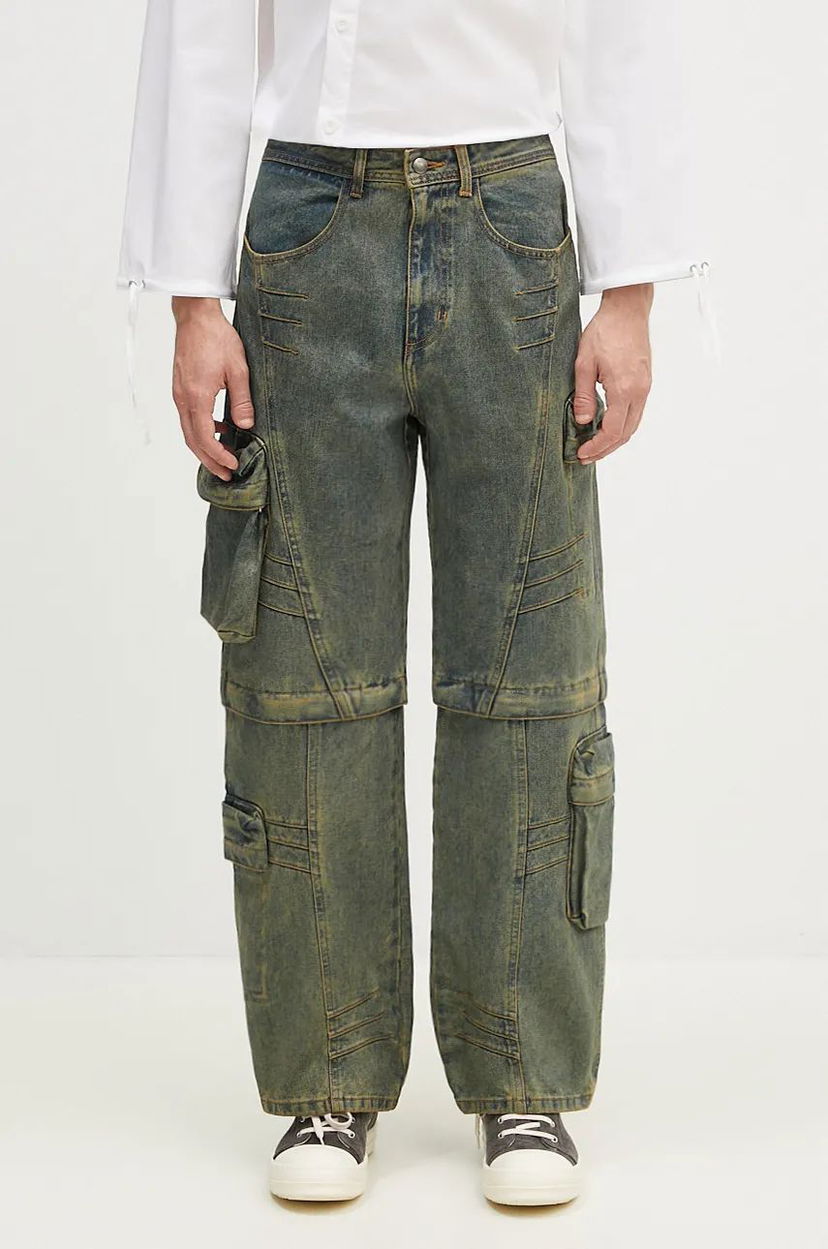 Jeans Andersson Bell Cargo Coated Wide-Leg Jeans Sininen | apa749m