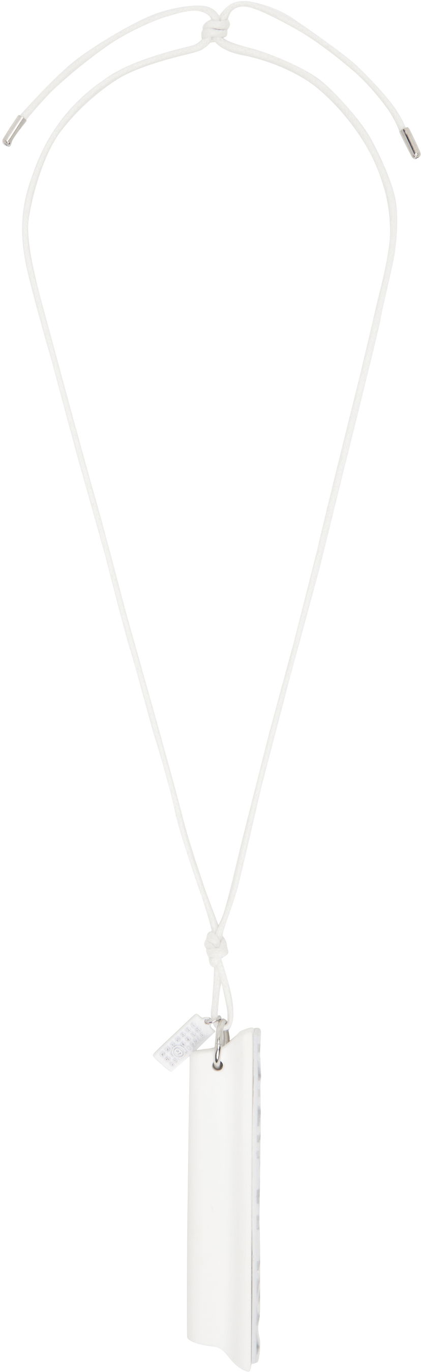 Kaulakoru Maison Margiela MM6 Maison Margiela 'Invitation' Pendant Necklace Valkoinen | SM7UU0074 P7352