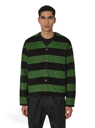 Villapaita Pleasures Typo Cardigan Vihreä | P22W014 GREEN