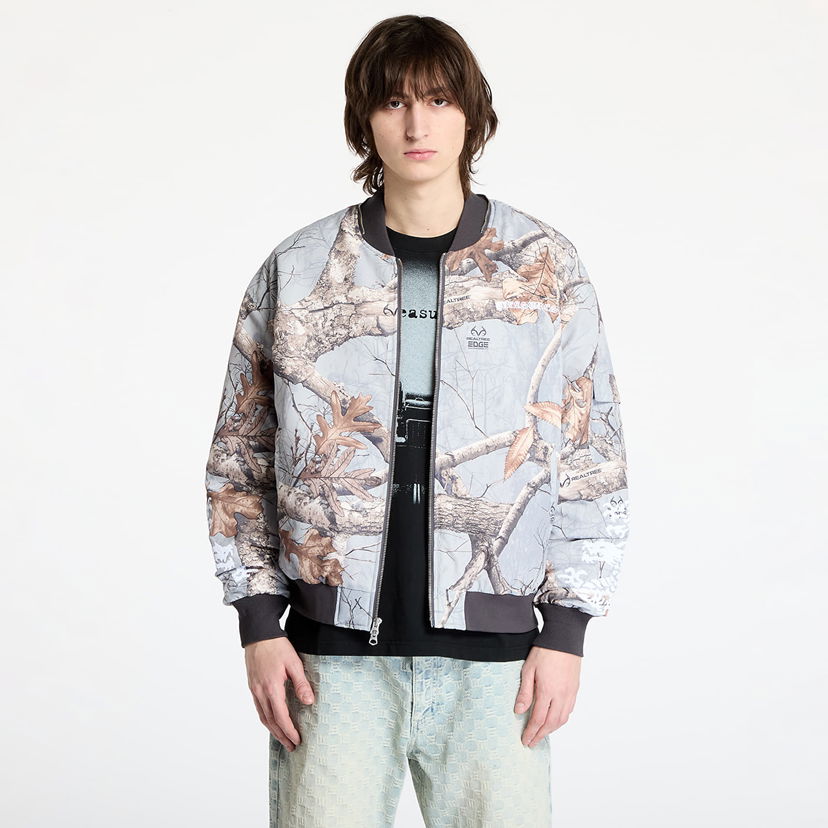 Bomber-takki Pleasures PLEASURES Dragon Bomber Jacket Harmaa | P25SP003 GREY