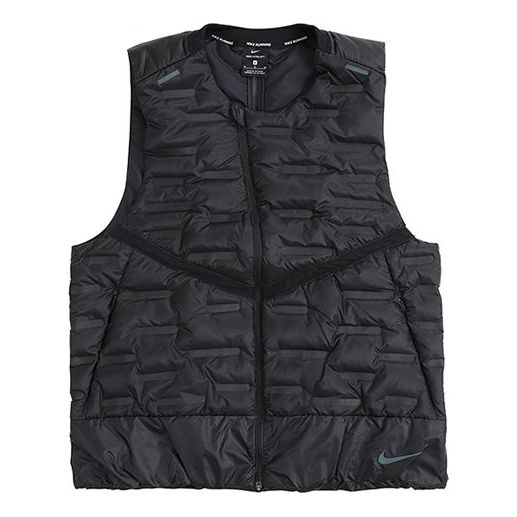 Liivi Nike Aeroloft Stay Warm Reflective Running Vest Musta | CU7798-010