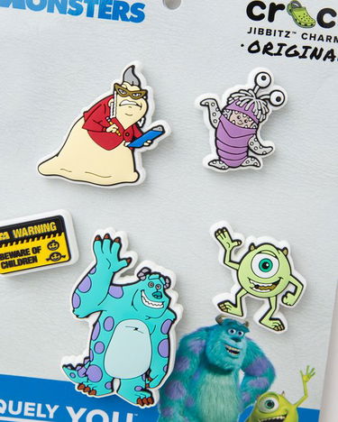 Pin Crocs Disney Pixar Monsters Jibbitz Charms 5-Pack Monivärinen | 10014921, 2