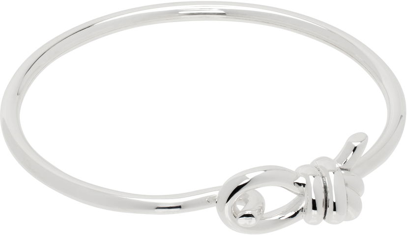 Rannerengas Bottega Veneta Knotted Open Cuff Bracelet Metallinen | 815933 V5070