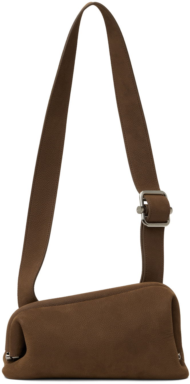 Olkalaukku OSOI Slide Leather Shoulder Bag Ruskea | 24FWB010167048