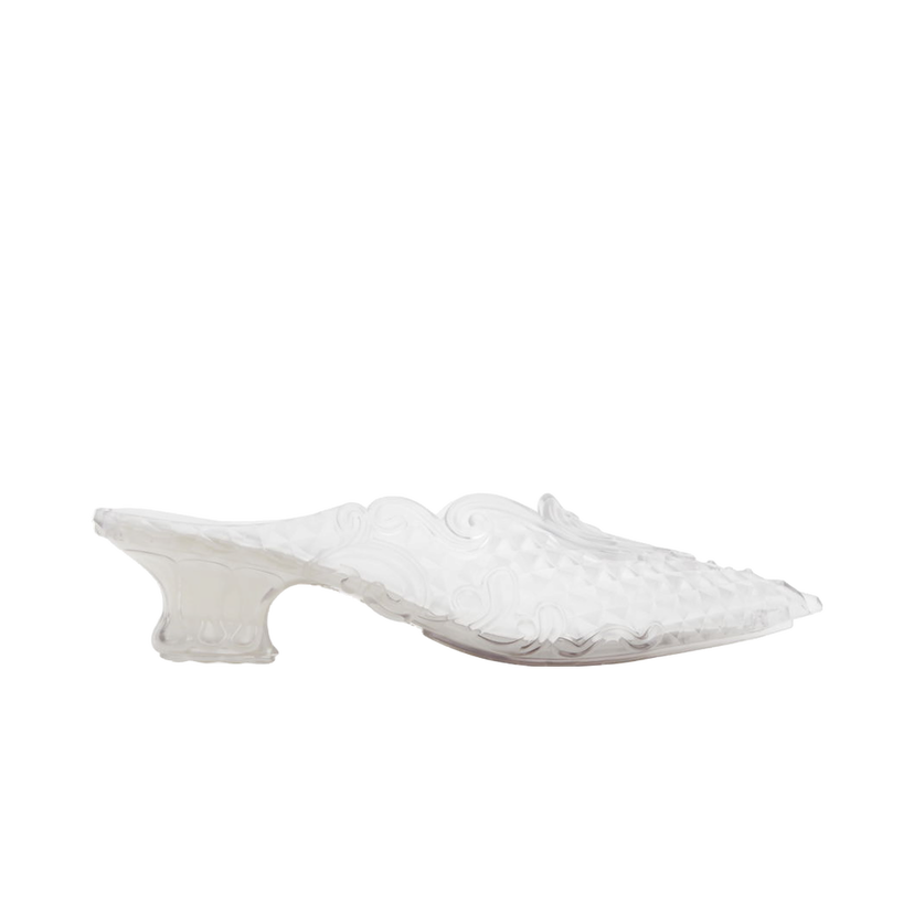 Tennarit ja kengät Y/PROJECT Transparent Melissa Edition Point Mules Valkoinen | 530PU003