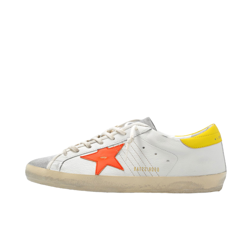 Tennarit ja kengät Golden Goose Super-Star White Orange Yellow Valkoinen | GMF00101.F004804.82394