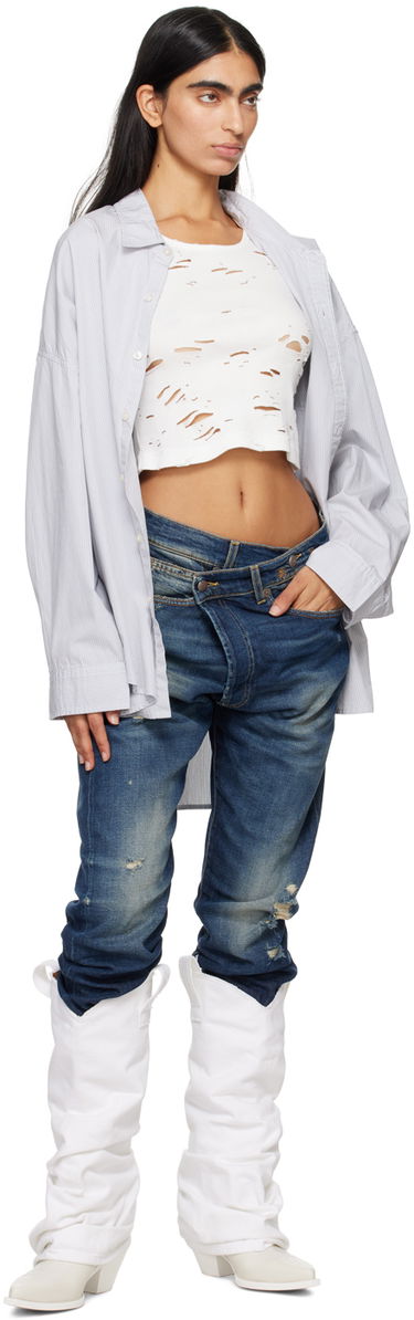Jeans R13 R13 Crossover Jeans Sininen | R13W2048-D144C, 3