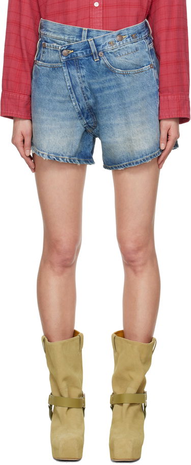 Shortsit R13 R13 Loose Crossover Denim Shorts Sininen | R13W6055-969C, 0