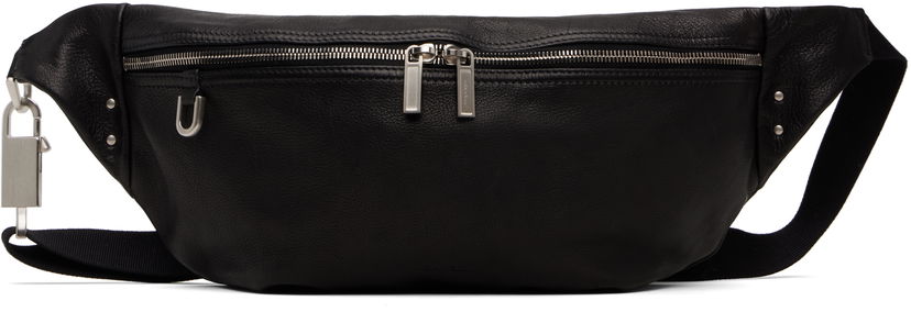 Vyötärölaukku Rick Owens Rick Owens Concordians Leather Bumbag Musta | RA02E0731 LBU