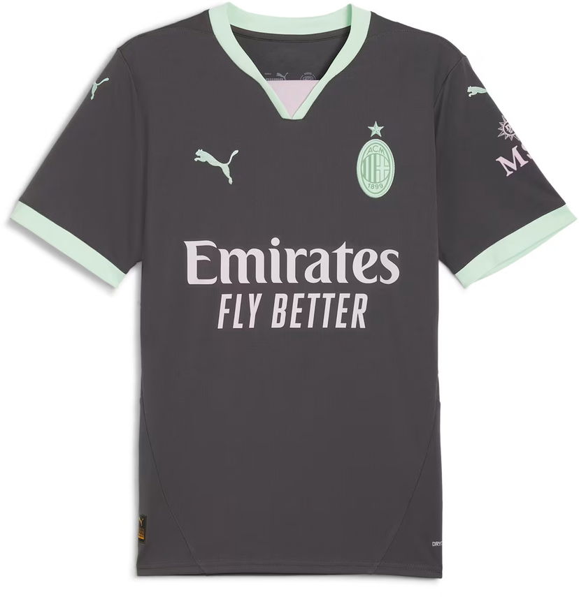 Jersey Puma AC Milan Replica Jersey 2024/25 Harmaa | 775031-03