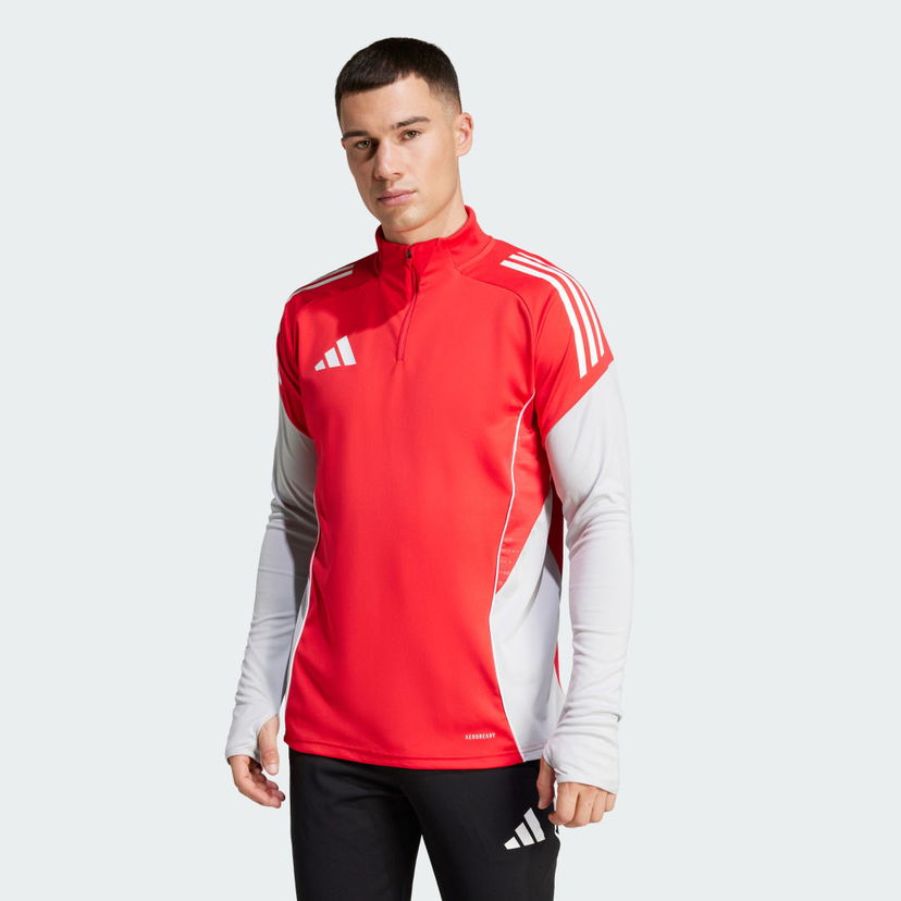 Huppari adidas Performance Tiro 25 Competition Training 1/4 Zip Top Punainen | IW0411
