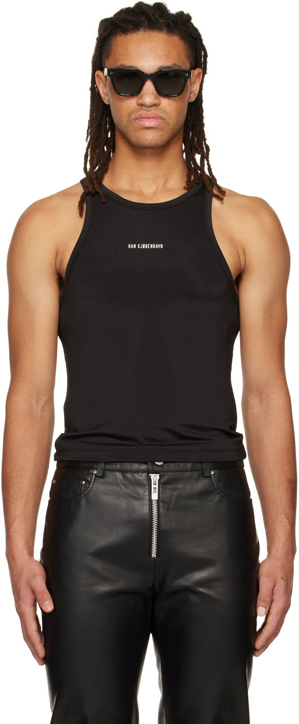 Tankkitoppi Han Kjøbenhavn Racer Tank Top Musta | W-132610
