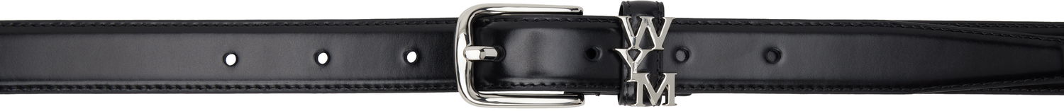 Vyöt WOOYOUNGMI Wooyoungmi Leather Logo Belt Musta | W251BE01, 0